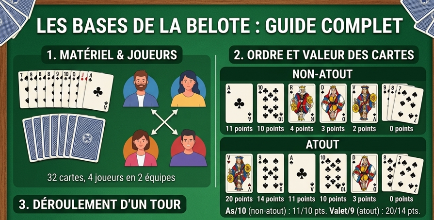 Règles de la belote image